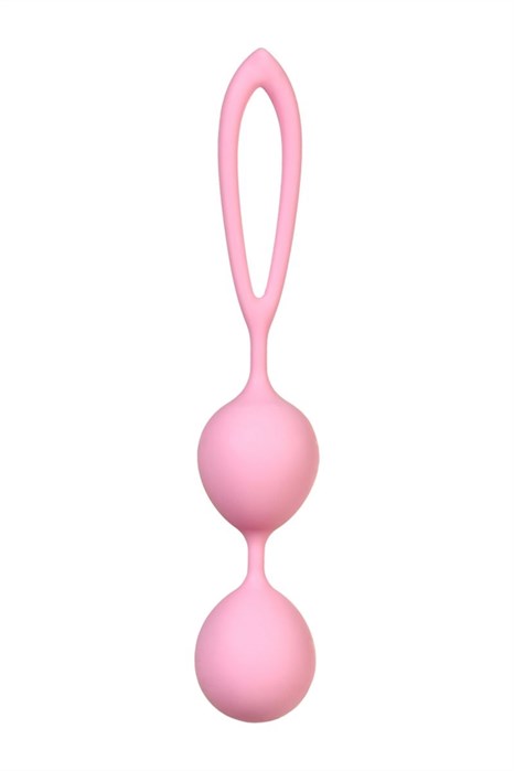 Розовые вагинальные шарики Lotus - фото 435319