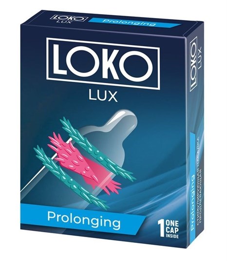 Стимулирующая насадка на пенис LOKO LUX с продлевающим эффектом - фото 436076