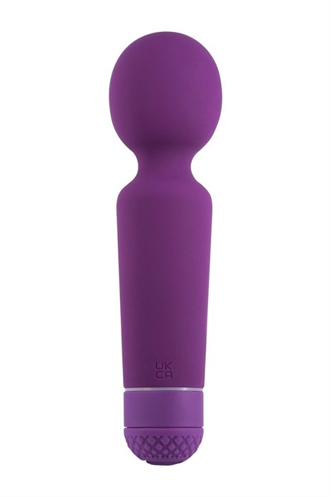 Фиолетовый wand-вибратор - 15,2 см. - фото 436564