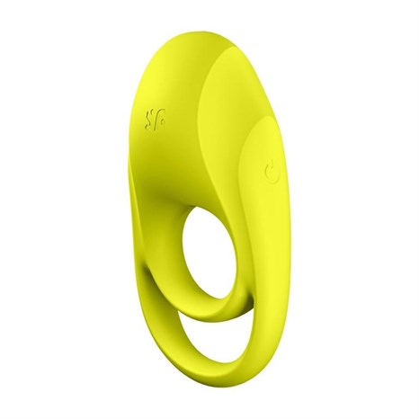 Желтое эрекционное кольцо Spectacular Duo - фото 436625