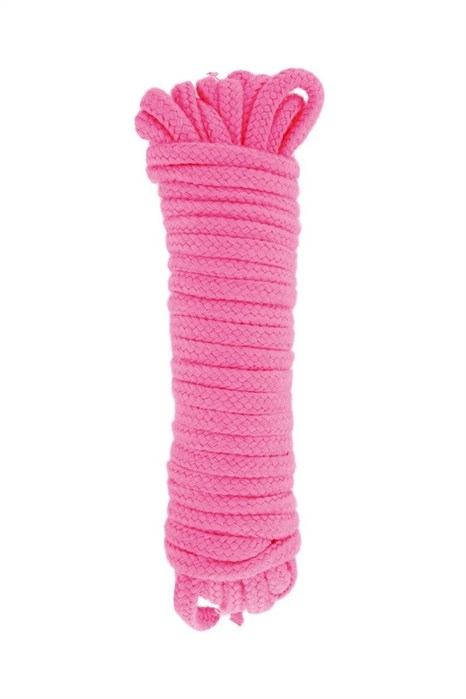 Розовая веревка для связывания Sweet Caress Rope - 10 метров - фото 437314