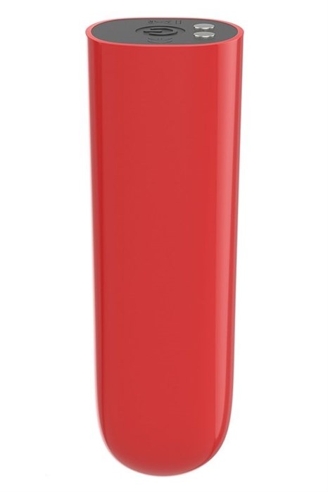 Красный мини-вибратор IJOY Rechargeable Bullet Scream - фото 438562