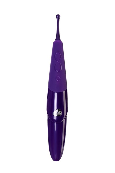 Фиолетовый стимулятор клитора с ротацией Zumio X - фото 438888