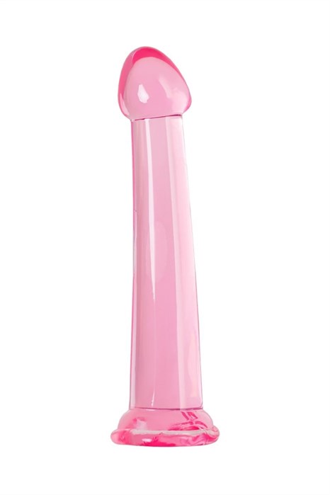 Розовый нереалистичный фаллоимитатор Jelly Dildo L - 20 см. - фото 438957