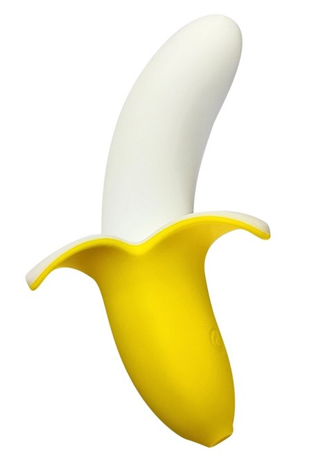 Оригинальный мини-вибратор в форме банана Mini Banana - 13 см. - фото 439827