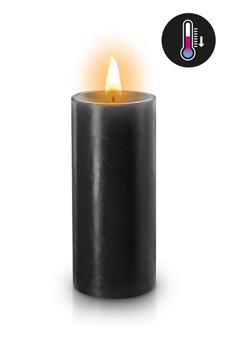 Черная низкотемпературная свеча для ваксплея - фото 440135