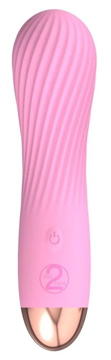 Розовый мини-вибратор Cuties 2.0 - 12,5 см. - фото 441968