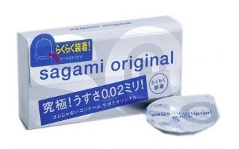 Ультратонкие презервативы Sagami Original 0.02 Quick - 6 шт. - фото 442153