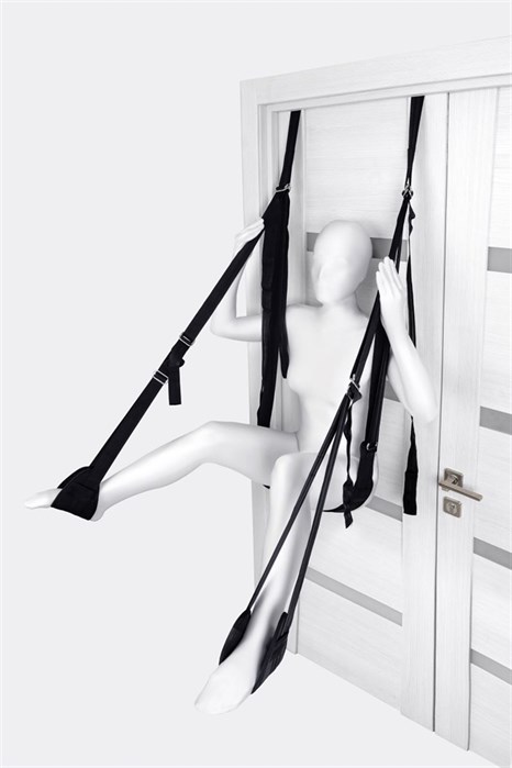 Черные секс-качели на дверь Anonymo №0505 - фото 442515