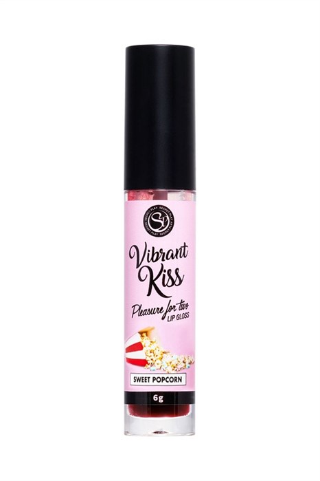 Бальзам для губ Lip Gloss Vibrant Kiss со вкусом попкорна - 6 гр. - фото 442783