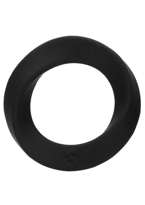 Черное эрекционное кольцо N 85 Cock Ring Large - фото 443097