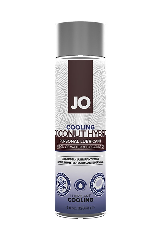 Водно-кокосовый лубрикант с охлаждающим эффектом / JO Lubricant Coco-Hybrid Cooling 4 oz - 120мл.