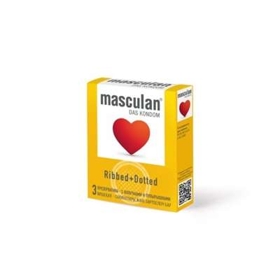 Презервативы MASCULAN 3 CLASSIC № 3 (с колечками и пупырышками) 3 штуки