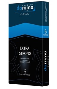 Презервативы Domino EXTRA STRONG прочные 6 шт