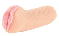 Телесный реалистичный мастурбатор-вагина Elegance.005 с двойным слоем материала