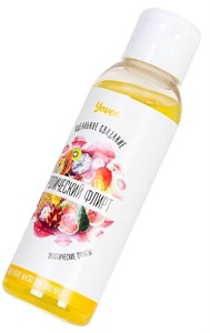 Массажное масло для поцелуев "Тропический флирт" с ароматом экзотических фруктов - 100