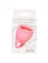 Розовая менструальная чаша Magnolia - 15