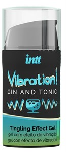 Жидкий интимный гель с эффектом вибрации Vibration! Gin & Tonic - 15