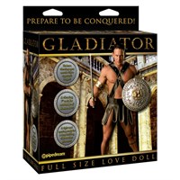 Секс кукла-мужчина Gladiator с виброфаллосом и языком
