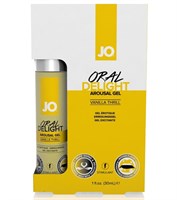 Ванильный лубрикант для оральных ласк Oral Delight Vanilla Thrill - 30