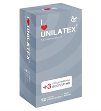 Презервативы с рёбрами Unilatex Ribbed 15 шт