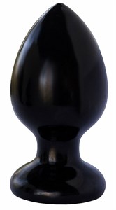 Черная анальная пробка MAGNUM 8 - 11,5 см.