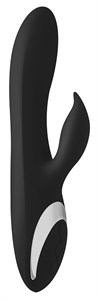 Черный вибромассажер-кролик Vibes N 2 - 22,5 см.