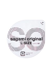Презервативы Sagami Original 0.02 L-size увеличенного размера - 1 шт.