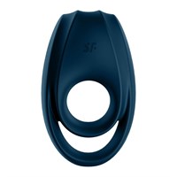 Темно-синее эрекционное кольцо Satisfyer Incredible Duo
