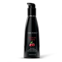Лубрикант с ароматом сладкой вишни Wicked Aqua Cherry - 120