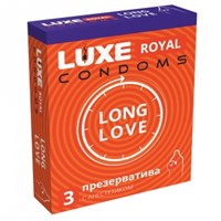 Презервативы LUXE Royal Long Action с анестетиком 3 шт