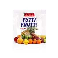 Лубрикант Tutti Frutti вкус тропик 4 г.