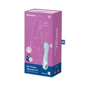 Вибратор с Функцией Расширения Satisfyer Air Pump Vibrator 5+ blue 038544SA
