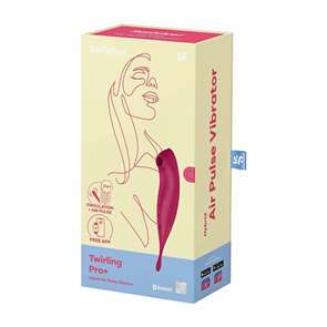 Вакуумный массажер Satisfyer Twirling Pro+ dark red 043906SA