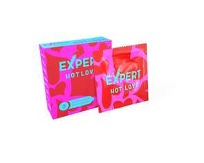 ПРЕЗЕРВАТИВЫ EXPERT HOT LOVE № 3 (С РАЗОГРЕВАЮЩИМ ЭФФЕКТОМ)