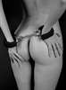 Наручники с кристаллами BONDAGE черные