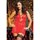 Гипюровое платье красного цвета размер ONE SIZE XL - фото 216258