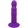 Фиолетовый фаллоимитатор двойной плотности Hitsens 3 - 17,7 см. - фото 283888