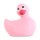 Розовый вибратор-уточка I Rub My Duckie 2.0 - фото 288795