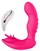 Ярко-розовый вибратор Mermaid с пультом ДУ - фото 288892