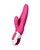 Ярко-розовый вибратор  Satisfyer Mr. Rabbit с клиторальным отростком - 22,1 см. - фото 289423