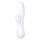 Белый вибратор-кролик Satisfyer Mono Flex с управлением через приложение - 20,4 см. - фото 289595