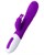 Фиолетовый вибратор JOS TATY с пульсирующими шариками - 21,5 см. - фото 289788