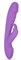 Фиолетовый вибромассажер-кролик с 10 режимами вибрации - 24 см. - фото 289834
