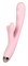 Розовый вибромассажер MERYL со стимулятором клитора - 22,5 см. - фото 290882