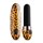 Леопардовый вибромассажер-помада Asha Lipstick Vibrator - 10 см. - фото 291286