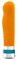 Оранжевый вибромассажер LUCENT - 17,2 см. - фото 291368