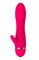 Розовый вибромассажёр с небольшим клиторальным отростком - 15 см. - фото 291498