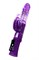 Фиолетовый вибратор-кролик на присоске - 23,5 см. - фото 293136