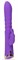 Фиолетовый вибратор-кролик The Queen Thrusting Vibrator - 29 см. - фото 293401